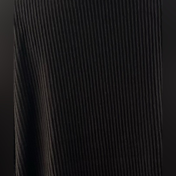 Bebe Size:2X Women Set  ALLOVER Rib Hoodie/ ALLOVER Rib Hoodie Jogger Black - Picture 4 of 15